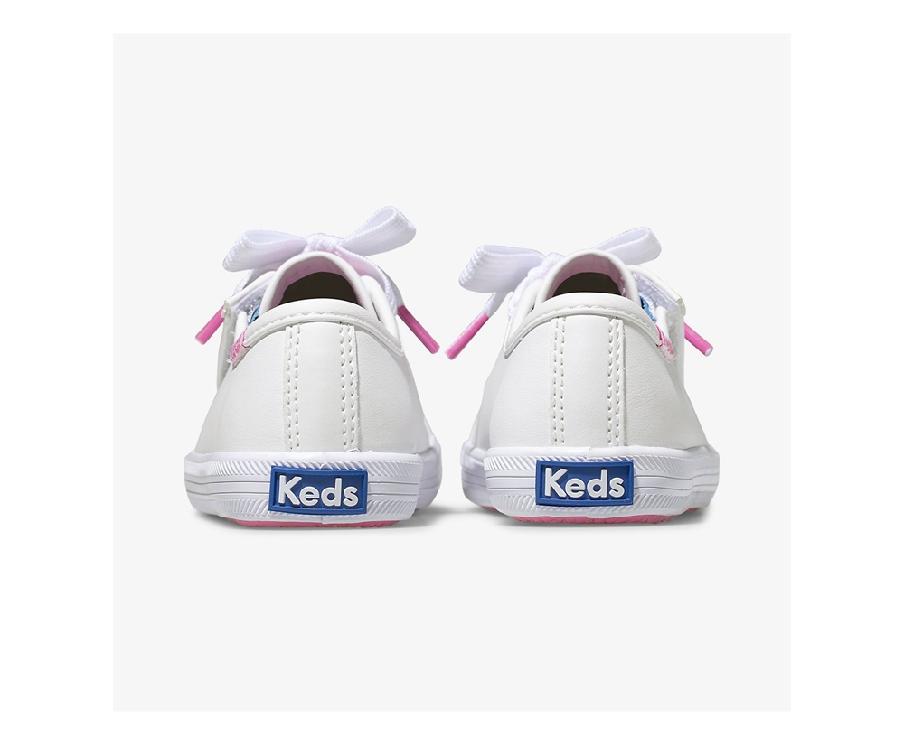 Keds Sneaker Kinder Weiß - Kickstart Multi-Color Eyelets Jr. - OEP-579801